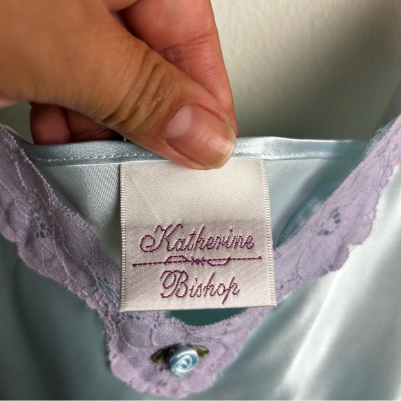 Vintage Katherine Bishop nightie cami slip top size: M - Picture 7 of 9